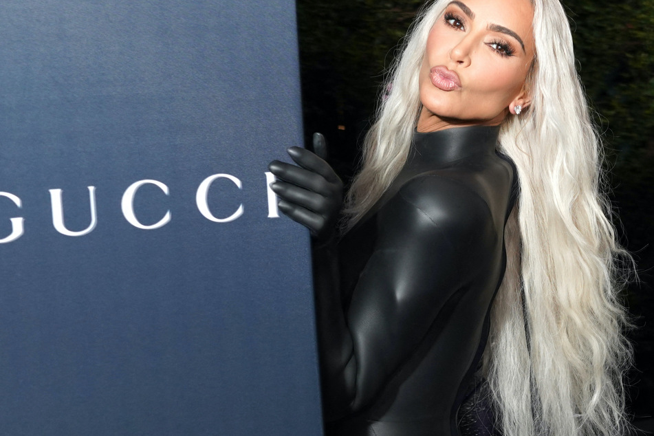 Kim Kardashian (pictured) pulled up to Janet Jackson's Together Again Tour in the pop star's memorable look from the music video for her 1993 song, If.