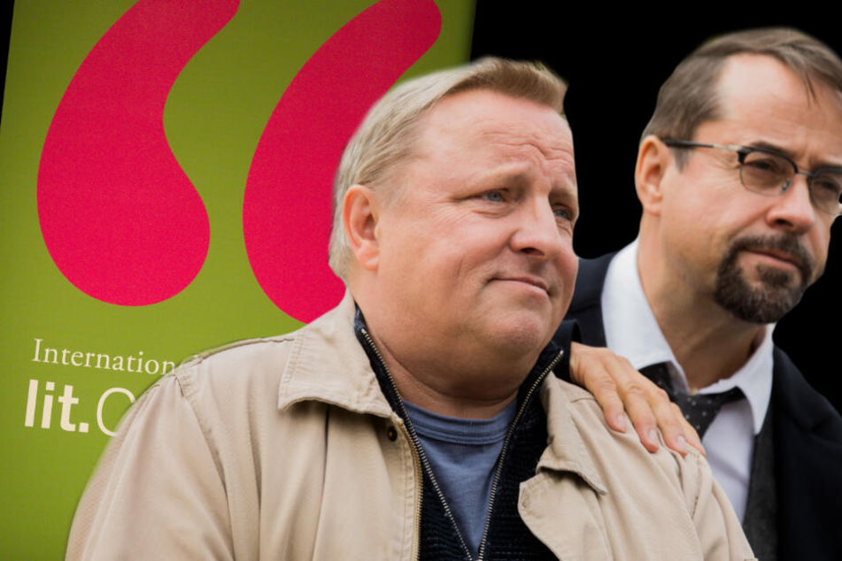 Unter den hochkarätigen Gästen der Lit.Colgne befinden sich auch die zwei "Tatort"-Kommissare Axel Prahl (l.) und Jan Josef Liefers.