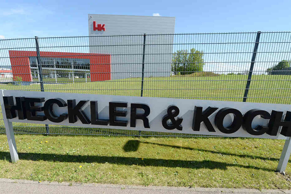 Die Firmenzentrale von "Heckler & Koch" im baden-württembergischen Oberndorf.