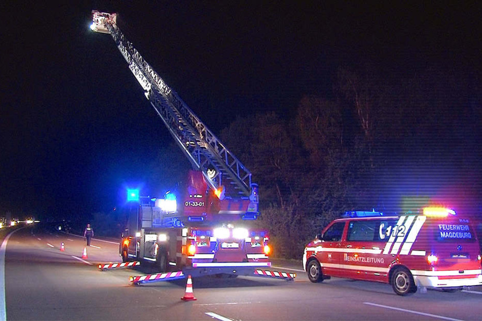 Die A 2 war nach dem Unfall in Richtung Berlin zeitweise voll gesperrt.
