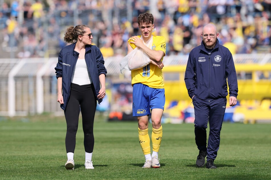 Im April brach sich Arcalean das Schlüsselbein und fehlte damit Lok Leipzig in den entscheidenden Wochen.