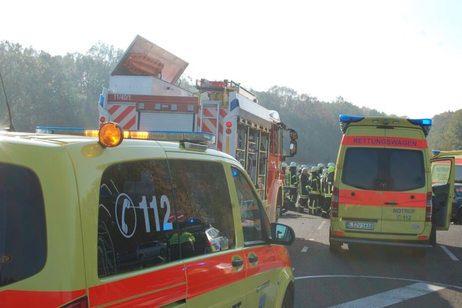 Beide Motorradfahrer mussten in ein Krankenhaus verbracht werden.