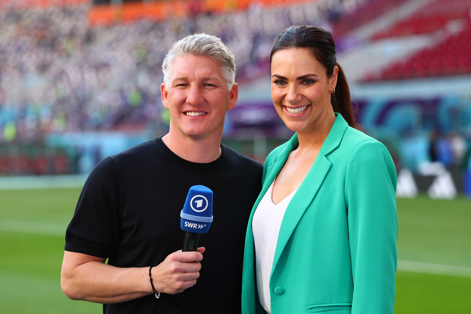 Ein eingespieltes und harmonisches Team: Viele TV-Zuschauer freuten sich während der WM in Katar über fundierte Analysen von Bastian Schweinsteiger und Esther Sedlaczek.
