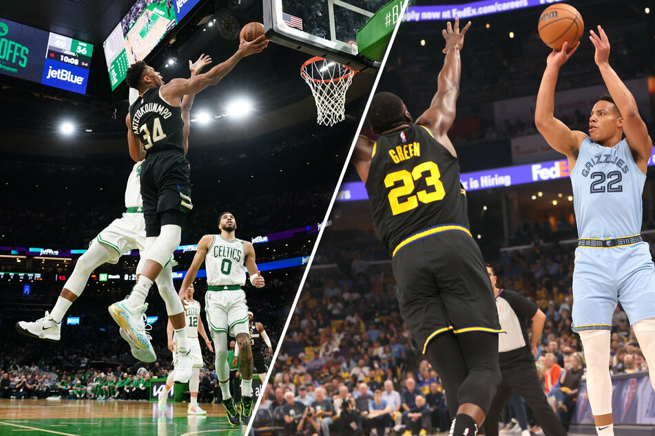 NBA Playoffs: Giannis powers Bucks past Celtics, Grizzlies maul Warriors
