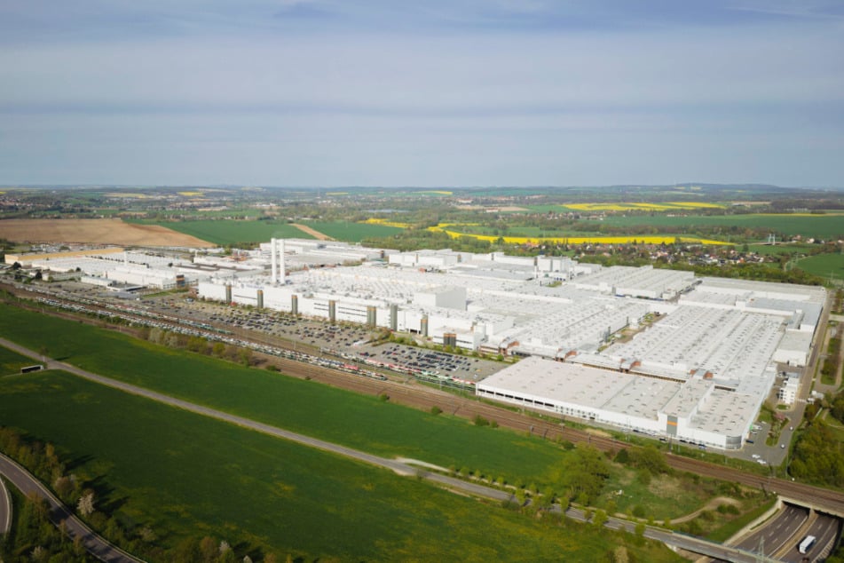 VW Werk Mosel bei Zwickau. Seit dem 27. Juni 2020 werden dort keine Fahrzeuge mit Verbrennungsmotor mehr produziert.
