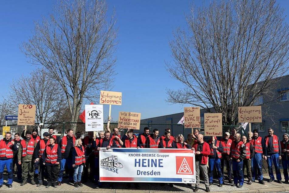 Die Belegschaft von "Heine Resistors" in Dresden hat erfolgreich gegen die Schließung der Niederlassung protestiert.