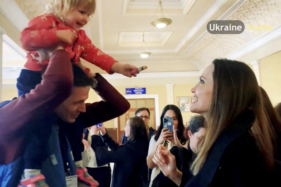 Angelina Jolie shows her support for Ukraine with Lviv visit