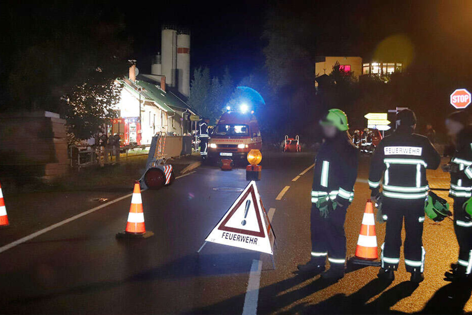 Die Talstraße musste voll gesperrt werden.