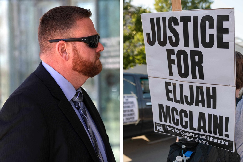Former cop Randy Roedema (l.) was convicted of manslaughter in October, and sentenced to 14 months in prison on Friday for the death of Elijah McClain.