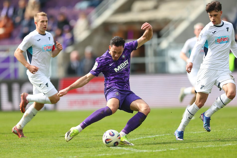 Marcel Bär traf für Aue zum 1:4