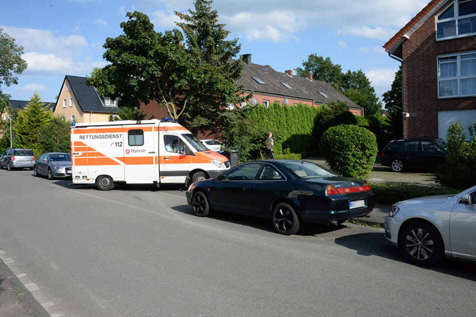 Auch ein Rettungswagen wurde herbeigerufen.