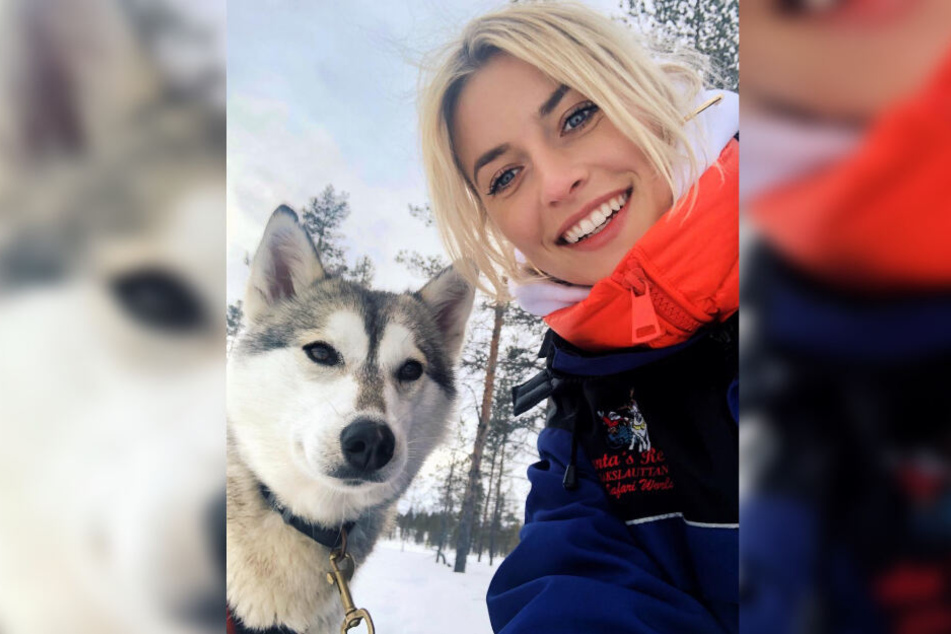Für Lena Gercke wurde in Finnland ein Kindheitstraum wahr.