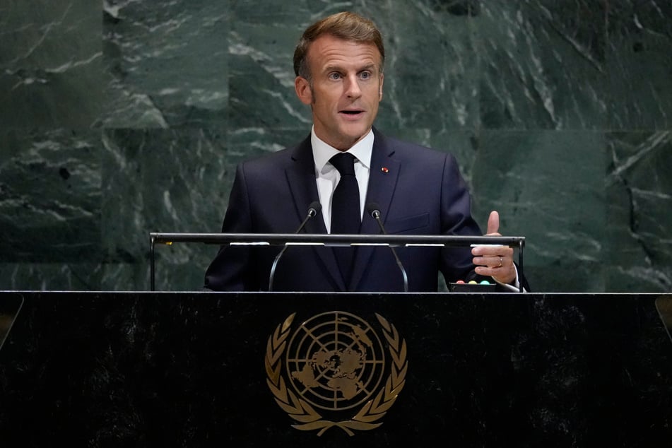 Frankreichs Präsident Emmanuel Macron (47) fand lobende Worte für Trumps Kurswechsel.