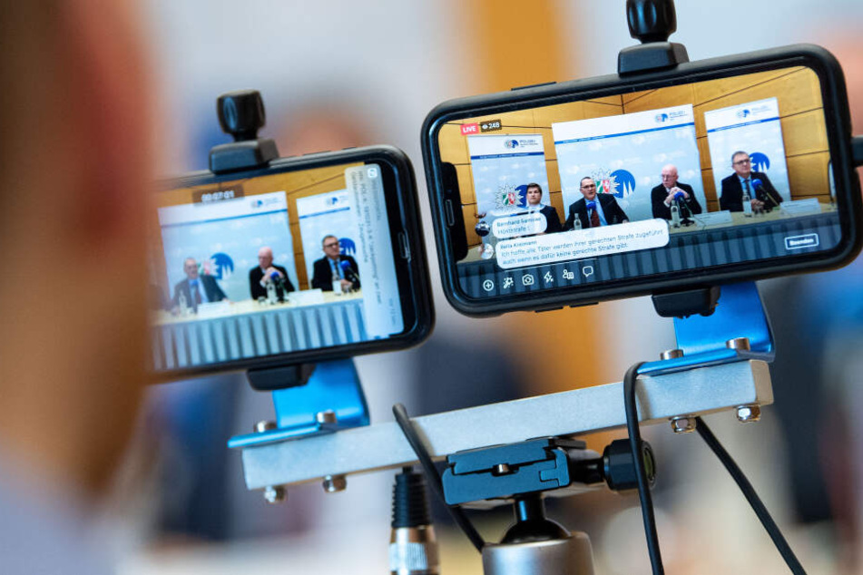 Eine Pressekonferenz vor einigen Wochen zu den Ermittlungen.