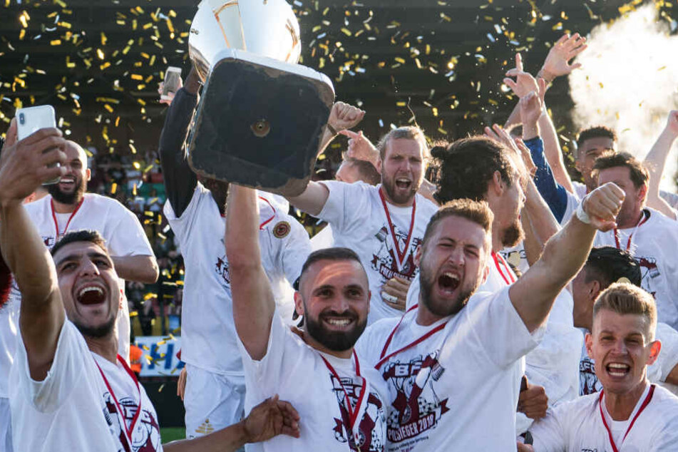 BFC Dynamo gewann im Mai den Berliner Landespokal und zog so in den DFB-Pokal ein.