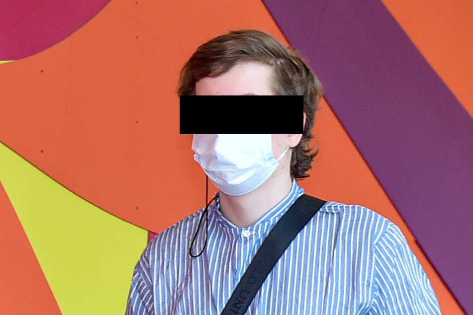 Flavio W. (24) saß auf der Anklagebank im Dresdner Amtsgericht.