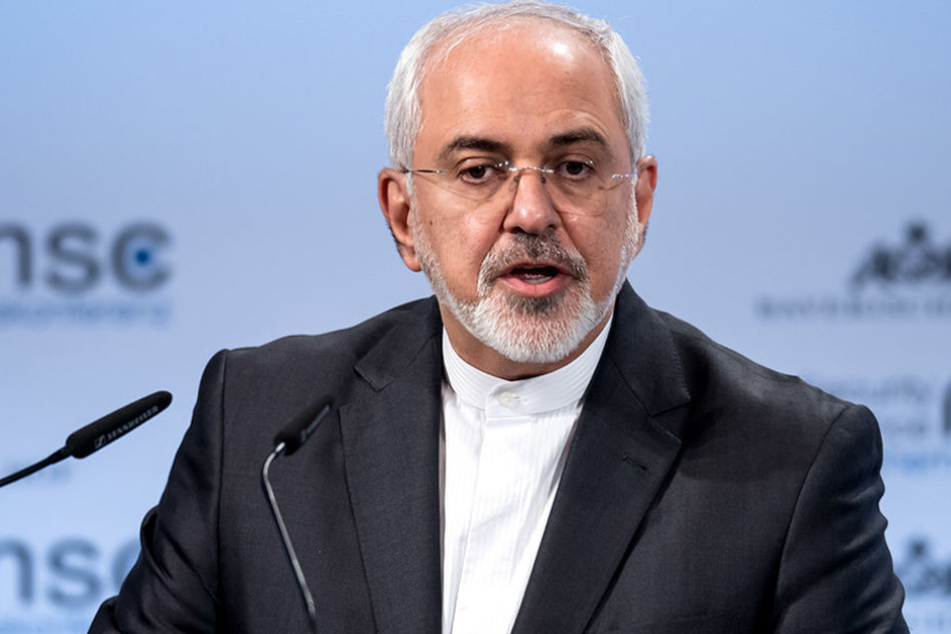 Mohammed Dschawad Sarif, Außenminister von Iran, spricht während der 54. Münchner Sicherheitskonferenz.