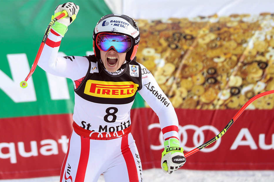 Überraschungs-Weltmeisterin Nicole Schmidhofer (27). Die Österreicherin hatte zuvor noch nie ein Weltcup-Rennen gewonnen.