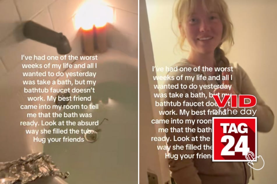 viral videos: Viral Video of the Day for January 5, 2025: Girl's BFF gets creative when she needs some relaxation time