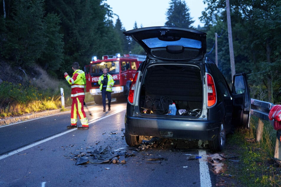 Feuerwehr, Polizei und Rettungsdienst waren im Einsatz.