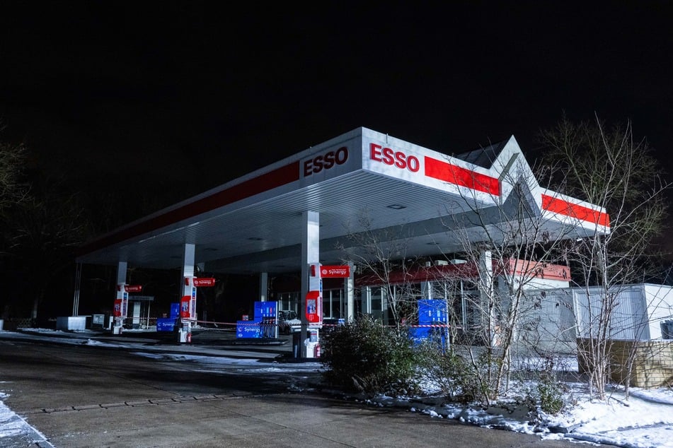 Diese Tankstelle war auch am Dienstagabend noch geschlossen.