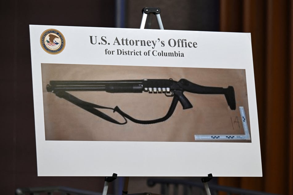 The DOJ shared images of the suspected shooter's weapons.