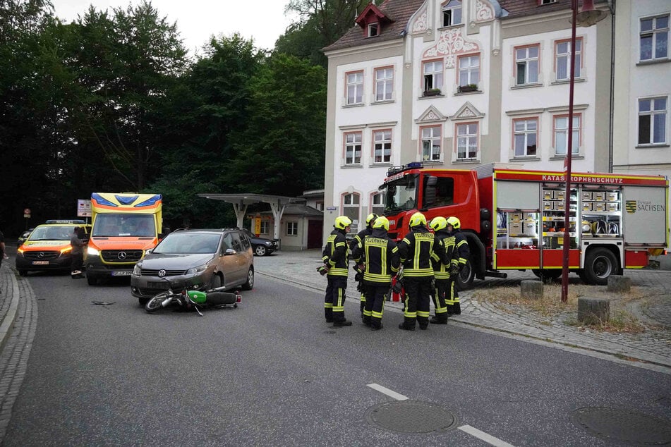 Auch die Feuerwehr war vor Ort.