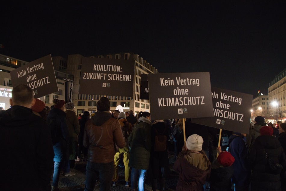 Auch gesungen wurde am Brandenburger Tor.