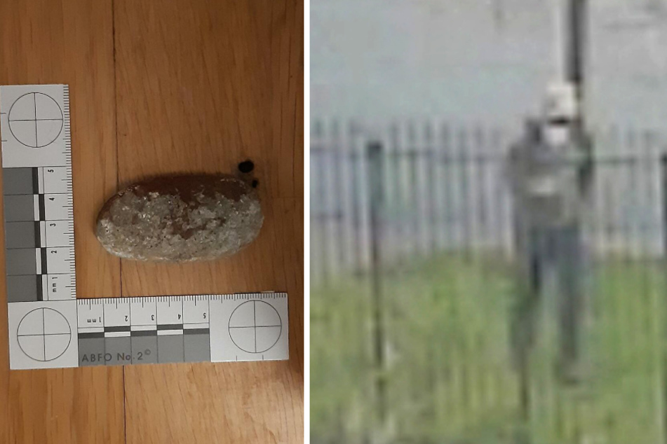 Die Überwachungskamera filmte einen Mann, der womöglich die Kieselsteine sammelte, die später als Tatwaffe gegen Oksana Romberg verwendet wurden.
