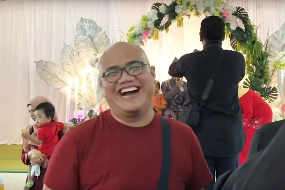 Amir Zulfadhli Zulkifly (30) konnte nicht aufhören zu lachen.