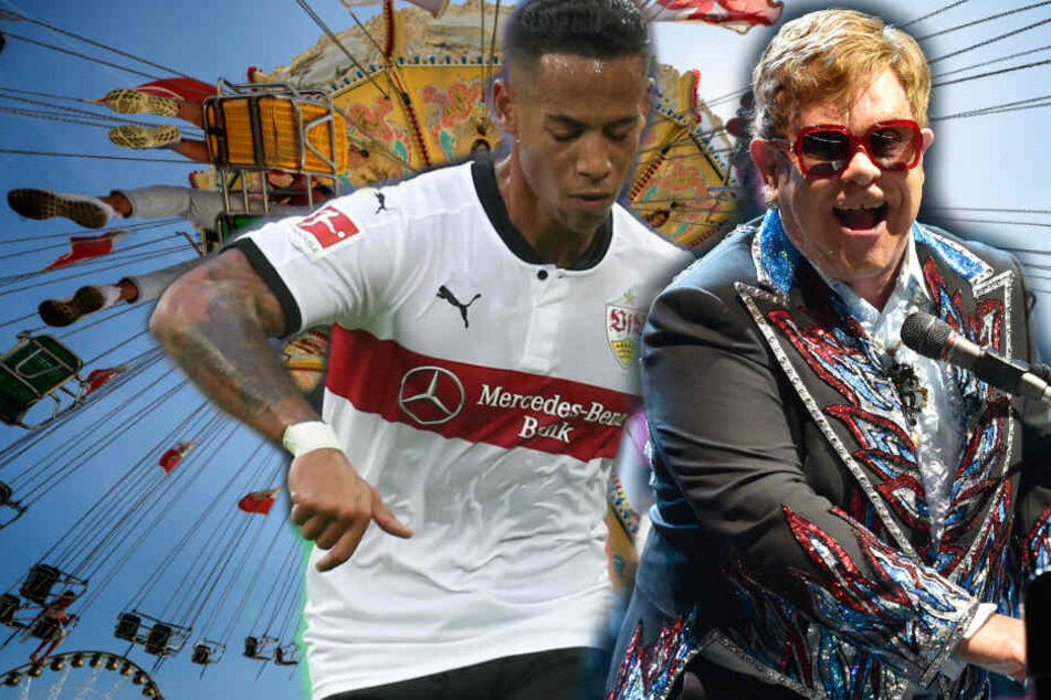 Ob Frühlingsfest, VfB-Spiel oder Elton John: Für Autofahrer wird es ein stressiger Samstag in Stuttgart. (Fotomontage)