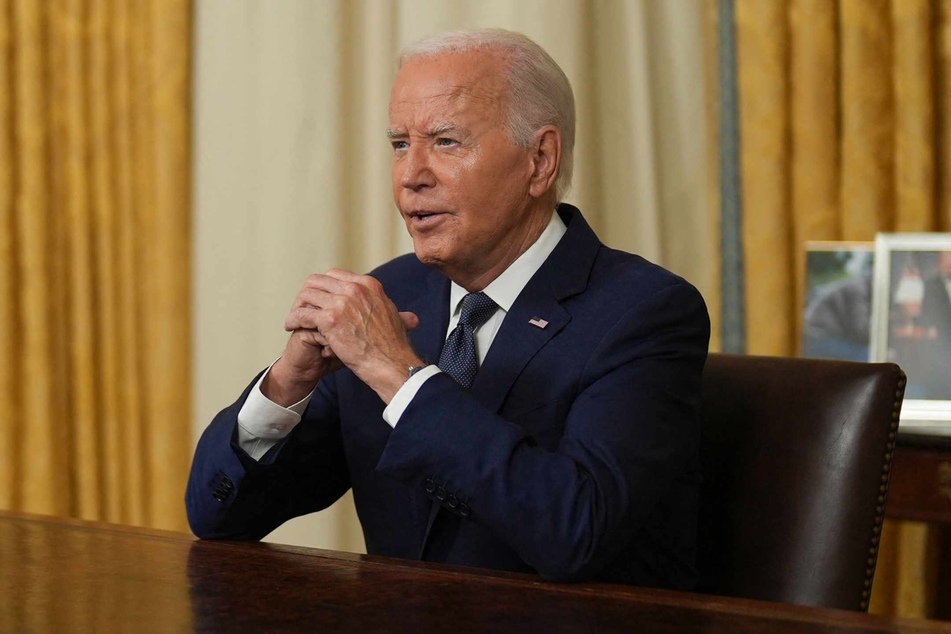 President Joe Biden (pictured) addresses the nation from the Oval Office of the White House in Washington on Saturday about the assassination attempt on Republican presidential candidate former President Donald Trump at a campaign rally in Pennsylvania.