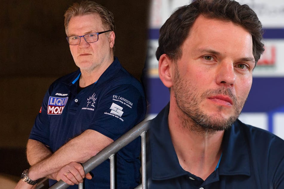 Franz Steer (links) verlässt die Eislöwen. Dafür übernimmt Jochen Molling (rechts) das Traineramt.