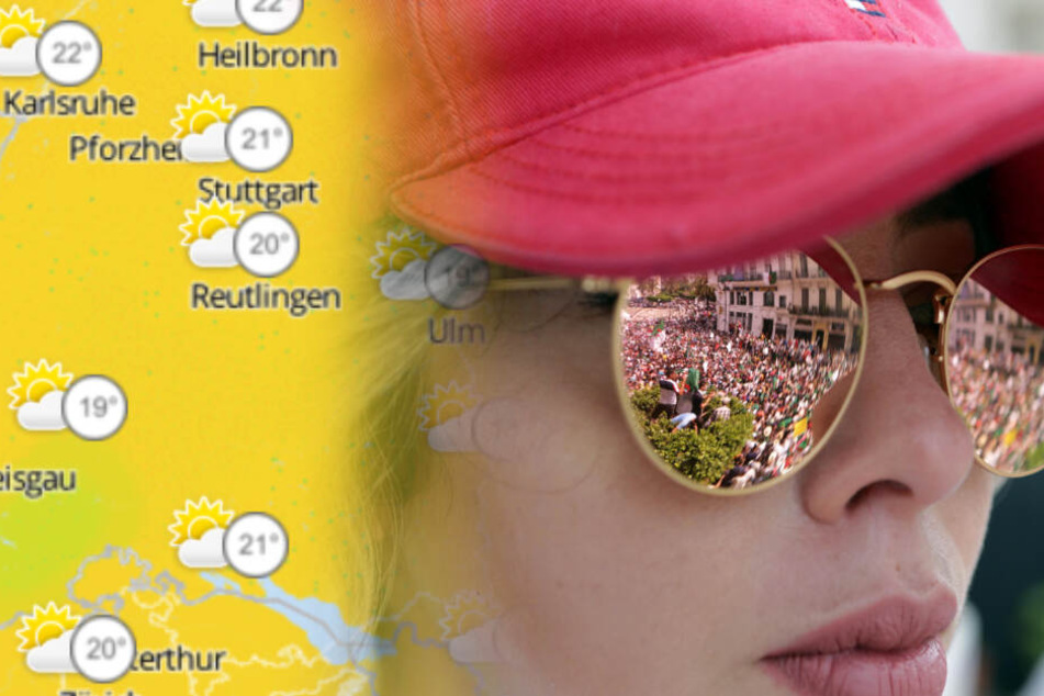 Das Wetter wird wechselhaft. (Fotomontage)