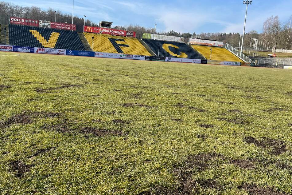 Die Schiedsrichter haben entschieden: Das FSV-Spiel gegen den VFC Plauen fällt aus: Grund dafür sind die Platzverhältnisse.