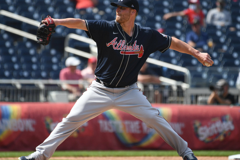 Atlanta Braves pitcher Will Smith closes out the Braves' first win of the season ©IMAGO / UPI Photo