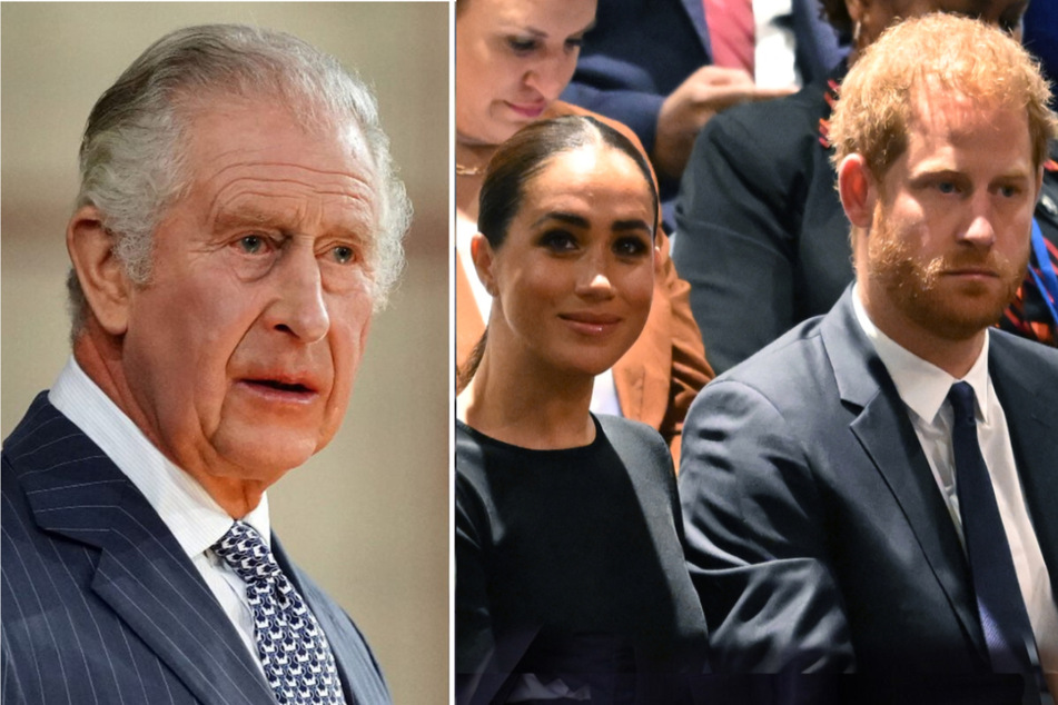 Are Meghan Markle and Prince Harry (r.) setting conditions for their attendance at King Charles' coronation in May?