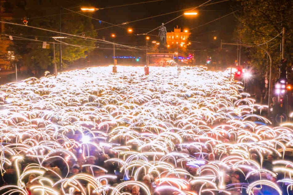 Unter der Anleitung eines Lichtkünstlers entstanden beeindruckende Bilder.