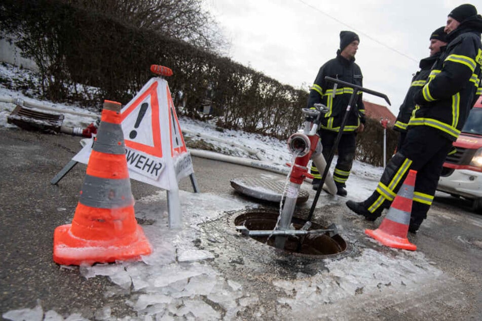 Die Temperaturen sanken auf bis zu minus neun Grad.