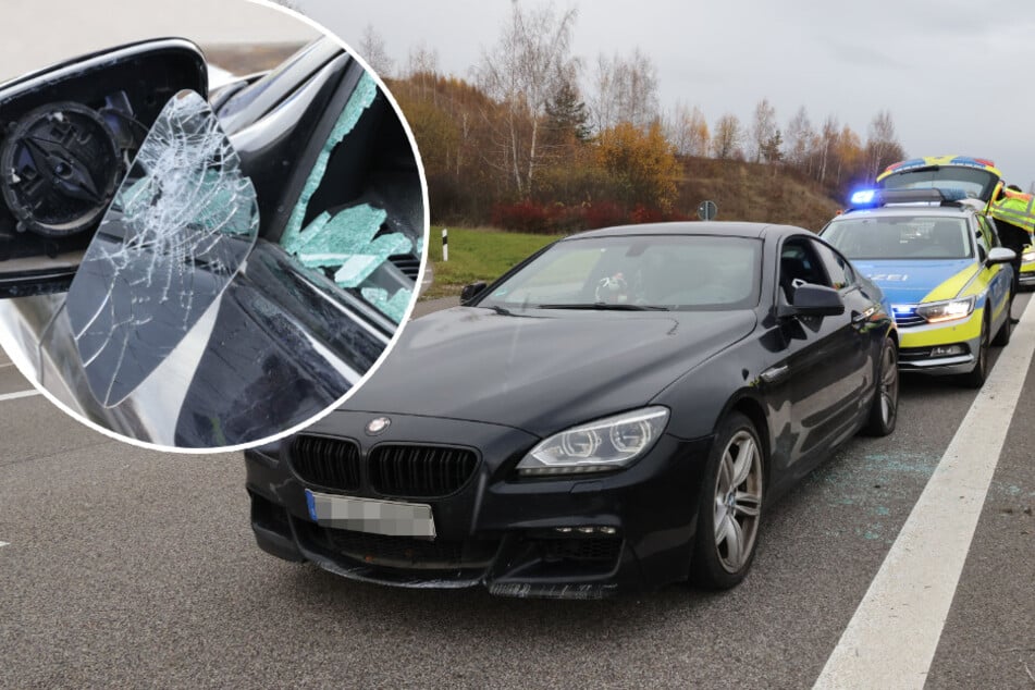 Unfall A72: Verfolgungsjagd über A72: Flüchtiger durch Stau gestoppt