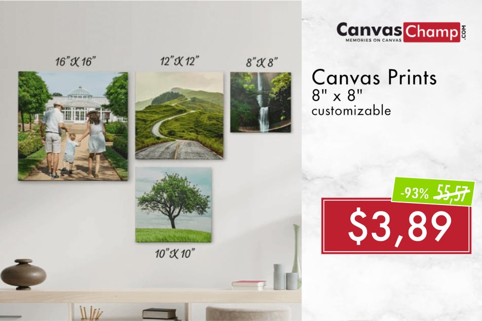 CanvasChamp has nice Prints on sale now for Mother's Day.