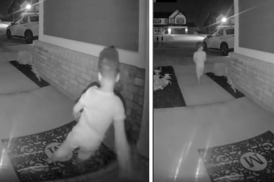 Ein kleiner Junge aus den USA war nachts nach draußen gelaufen, um nach seinen Eltern zu suchen.