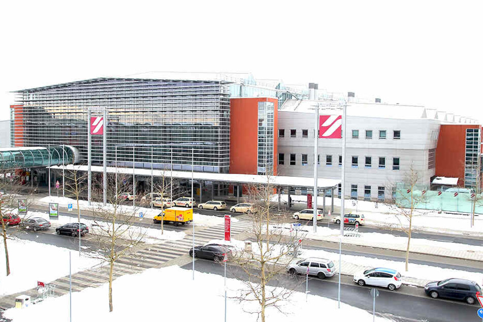 Eine leichte Schneedecke am Dresdner Flughafen vor einigen Tagen.