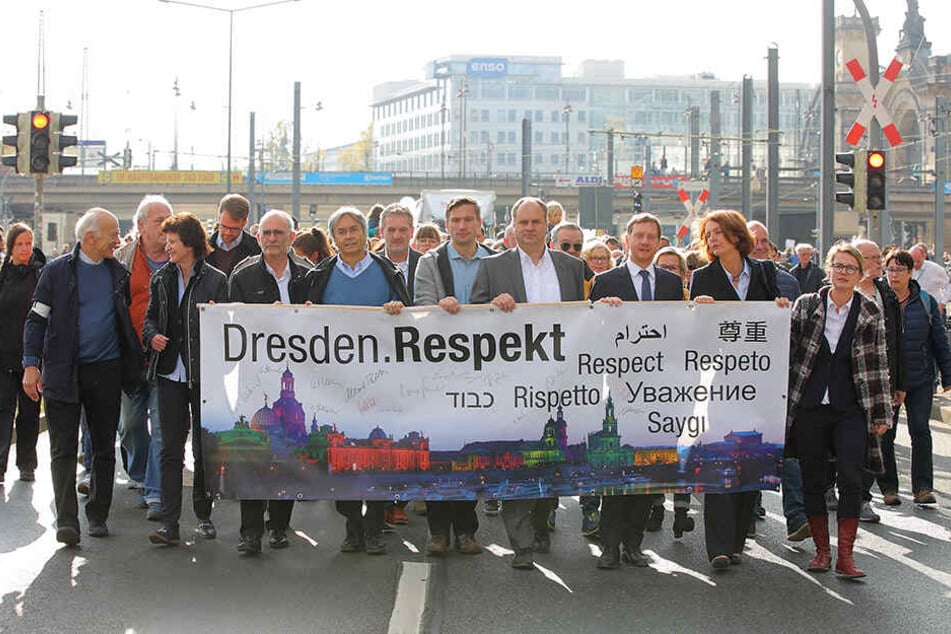 Auch dieses Jahr wird sich OB Dirk Hilbert (47, FDP) an "Herz statt Hetze" beteiligen.