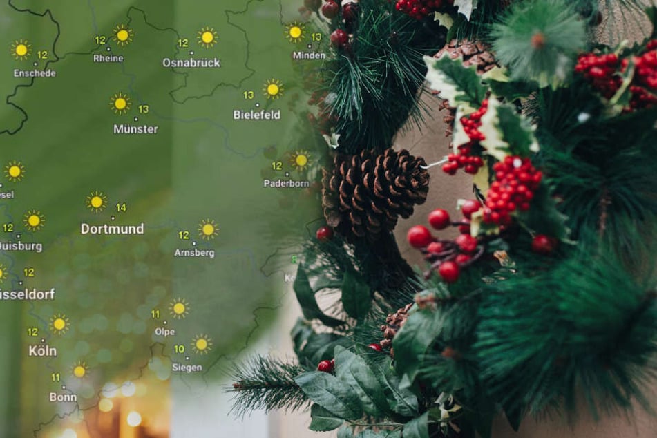 Mit diesen Temperaturen sinkt die Chance auf eine weiße Weihnachten. (Symbolbild)