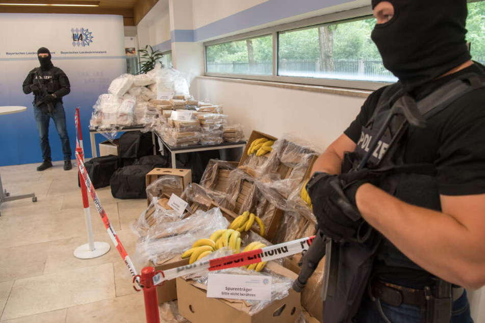 Im vergangenen Jahr konnte das LKA in Bayern ebenfalls mehr als eine Tonne Kokain sicher stellen.