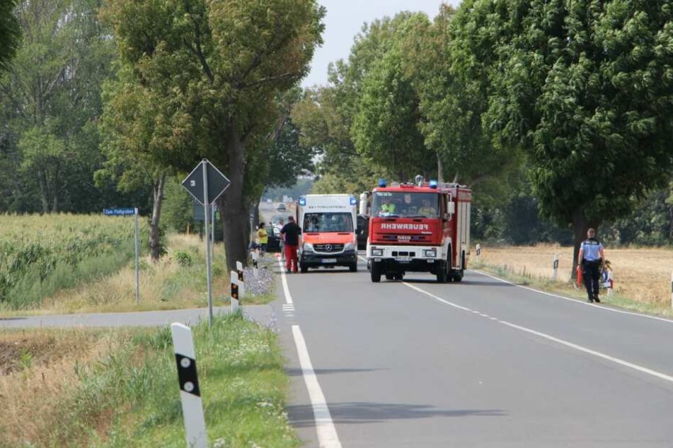 Auf der B87 bei Dölzig ist es am Sonntag zu einem schweren Unfall gekommen.
