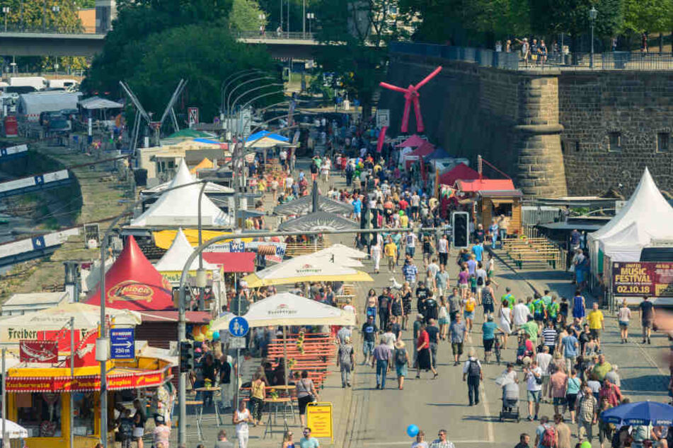 500 000 Besucher bei bestem Wetter: Auch am Sonntag war die Innenstadt noch gut gefüllt.