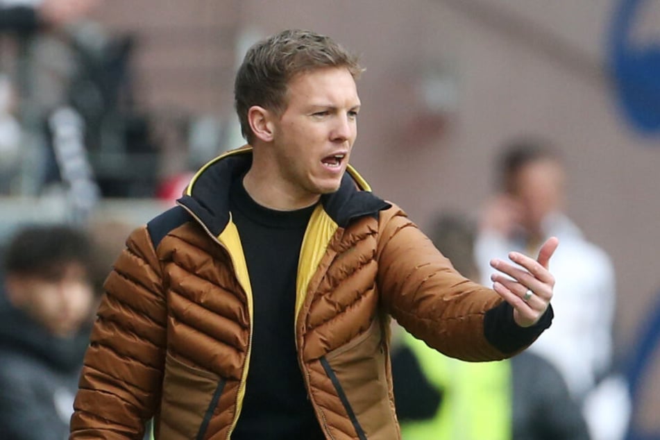 Die Last-Minute-Niederlage gegen Eintracht Frankfurt traf Hoffenheim-Trainer Julian Nagelsmann und seine Mannschaft hart.
