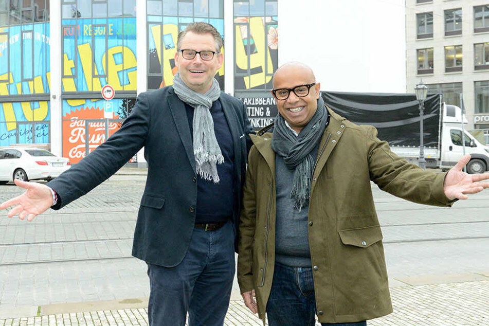 Alexander Gausmann und Ajith Jajawickrema freuen sich auf das erste „Turtle
Bay“-Lokal in Deutschland.